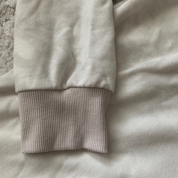 CREAM AND TAN TIE DYE HOODIE - Picture 4 of 7